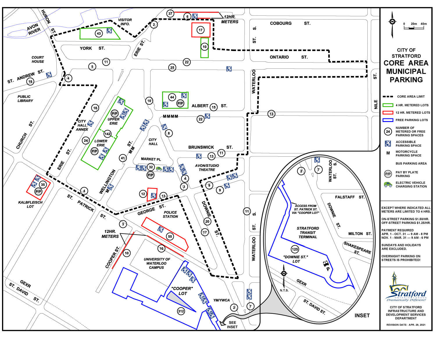 Parking - Downtown Stratford Business Improvement Area