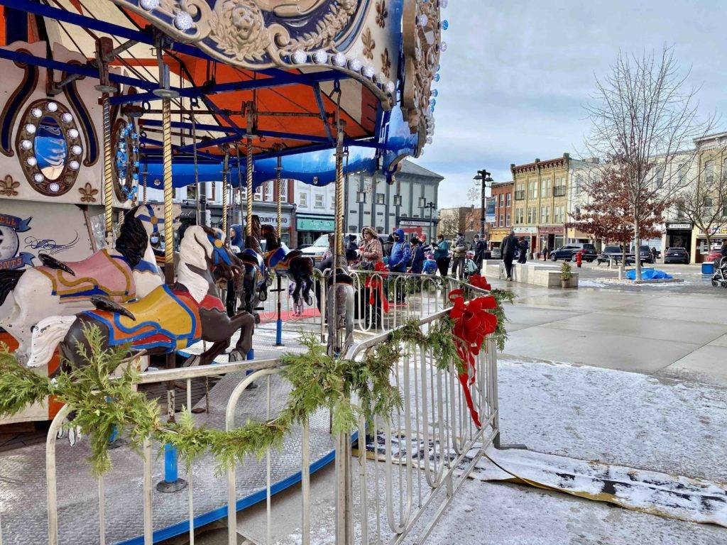 Winter Wander-land carousel free rides